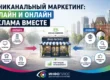 Схема связки офлайн-рекламы и онлайн-продвижения бизнеса