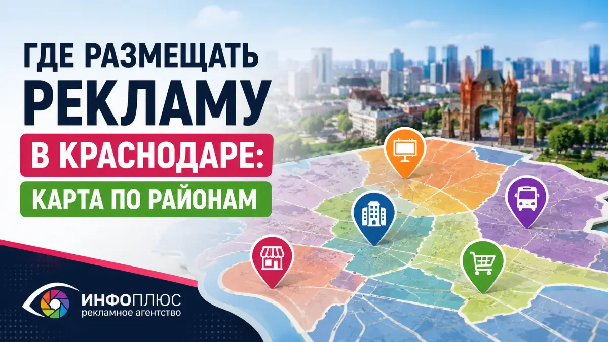 Реклама в Краснодаре по районам